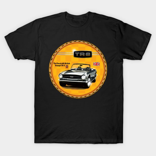 Triumph TR-6 T-Shirt by Midcenturydave